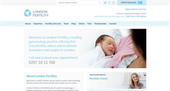 Desktop Screenshot of london-fertility.com